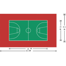 PVC Flooring for Sports Using 3.5mm*1.5m*20m/Roll